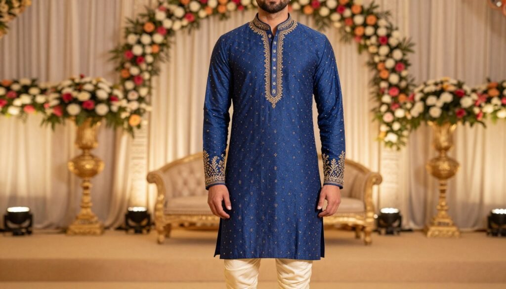 designer wedding kurta for men